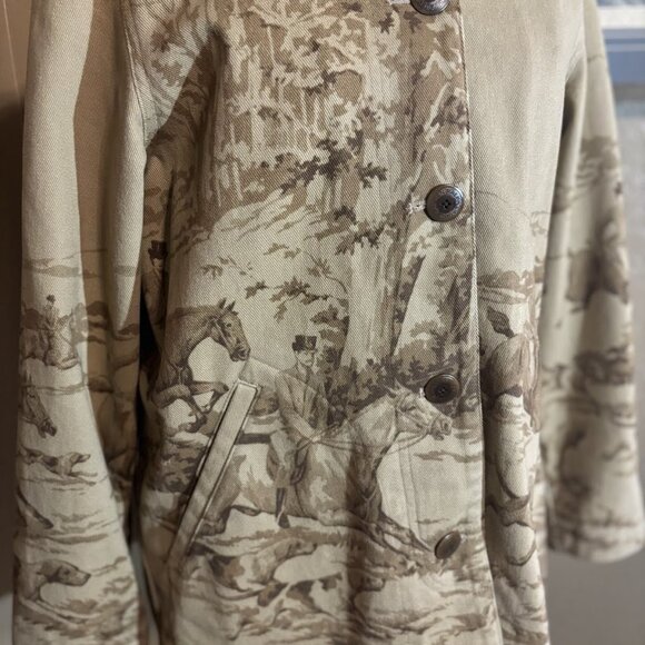 ***SOLD*** Vintage Ralph Lauren Equestrian Barn Coat Size P/S - Picture 7 of 7